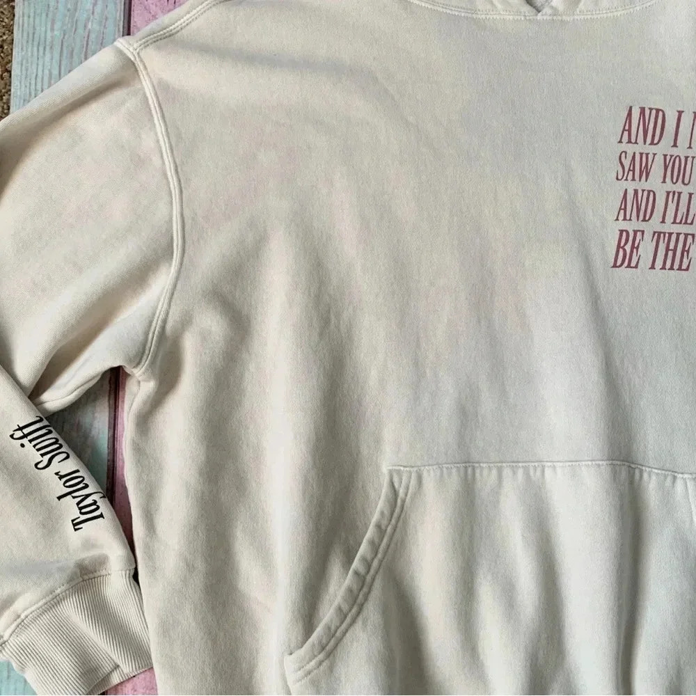 Taylor Swift Ref Taylor’s version cream color hoodie - Picture 2 of 9